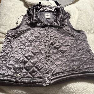 Harley-Davidson Silver Quilted Vest